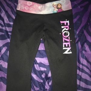 Girls frozen leggings